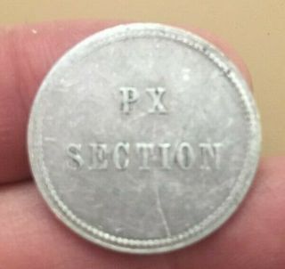 1945 - 1948 Occupied Germany Military Token Half - Mark Px Section