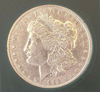 1893 P Morgan Silver Dollar Key Date Circulated