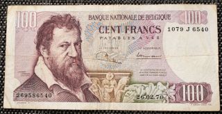Belgium 100 Francs 1970 Banque Nationale De Belgique ¤¤¤¤look¤¤¤¤