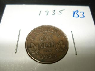 1935 - Canada 1 Cent - Canadian Penny -
