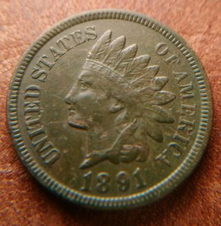1891 Indian Head Penny - Cent (r6)