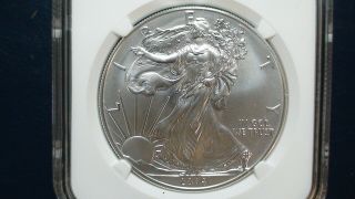 2014 W AMERICAN SILVER EAGLE NGC MS70 PERFECT $1 COIN Starts At 99 Cents 2