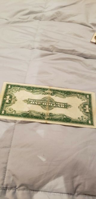 GORGEOUS WOODS/WHITE SILVER CERTIFICATE 1923 $1 LARGE NOTE 2