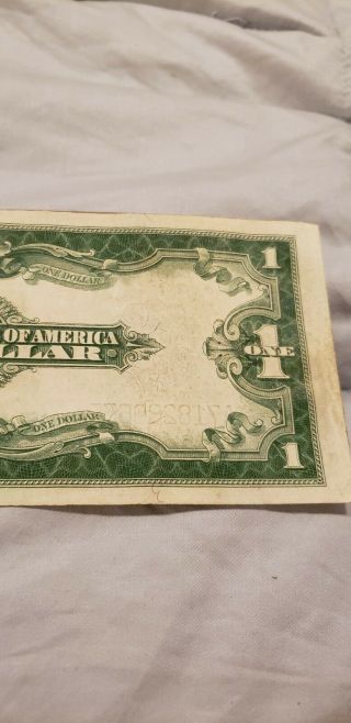 GORGEOUS WOODS/WHITE SILVER CERTIFICATE 1923 $1 LARGE NOTE 8