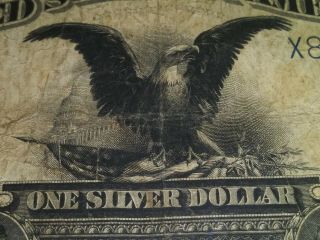 1899 Silver Certificate Black Eagle