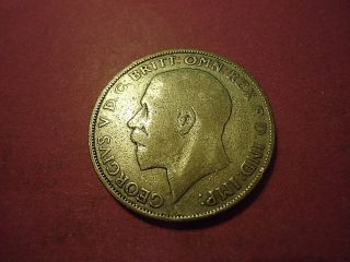 1923 English Florin Coin.  500 Silver S & H,  C/s