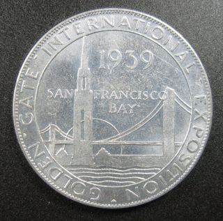 Golden Gate Exposition 1939 Aluminum Union Pacific Trains 33mm Token Medal Coin