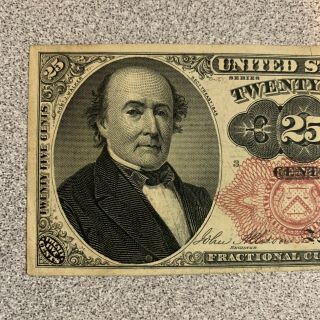 US Fractional Currency 25 Cents Series 1874 2