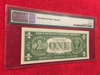 Fr 1900 - G 1963 1 Dollar Federal Reserve Note (Chicago) PMG 65EPQ 6