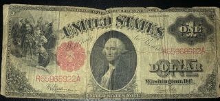 1917 United States Large Size One Dollar Bill