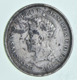 Silver - World Coin - 1927 Australia 1 Florin - World Silver Coin 11.  1g 393
