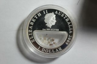 2010 Proof Silver Treasures of Australia 1 dollar silver 1 oz Diamonds 2