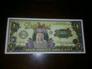 (1) Dollywood Dollar Issued In 2009 From The Theme Park Dollywood In Tn.