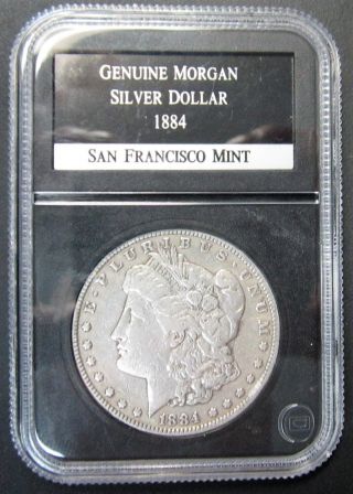 1884 - S $1 Morgan Silver Dollar - Higher Grade,  U.  S.  Coin,  San Francisco
