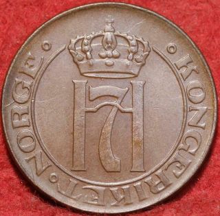 1922 Norway 5 Ore Foreign Coin