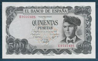 Spain 500 Pesetas,  1971,  P 153,  Unc