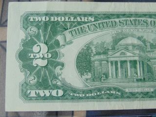 US 1963 Red Seal Star $2 Dollar Bill Low Serial Number 00042803A Crisp 5