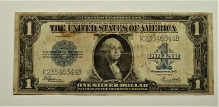1923 $1 Large Size Blue Seal Silver Dollar Certificate Horse Blanket K23546344b