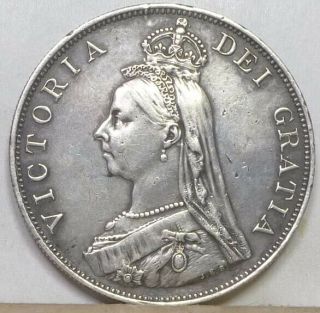 Great Britain Double Florin 1887 Very Fine