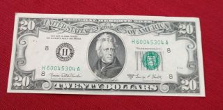 1969 Series C 20 Dollar Bill