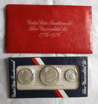United States Bicentennial 40 Silver Uncirculated Set 1776 - 1976 2