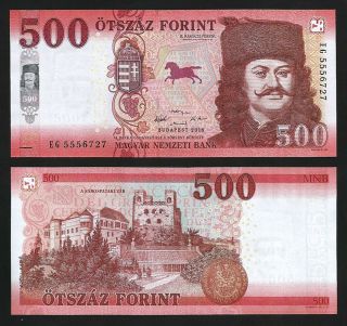 Hungary 500 Forint 2018 (2019),  Unc,  P - Design
