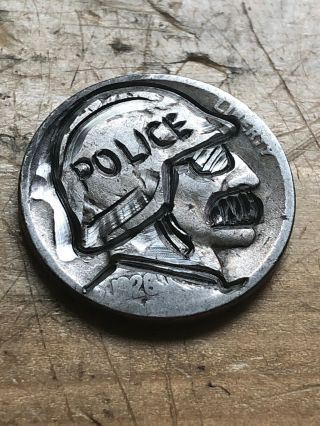 Hobo Nickel Real Coin Art Police