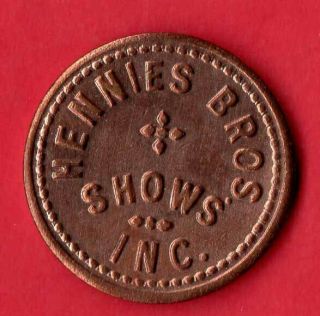 Hennies Bros.  Shows,  5 Cents,  Carnival