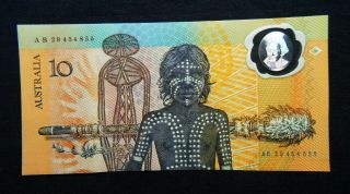 1988 Australia Banknote 10 Dollars Unc Gem