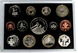 2006 United Kingdom 13 Coin Proof Set W/ Box