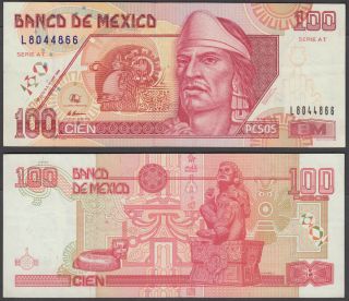 Mexico 100 Pesos 1996 (vf) Banknote P - 108b