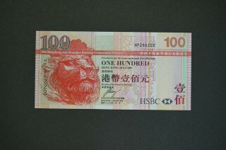 Hong Kong 2006 $100 Hsbc Note Ch - Unc Hp266222 (v078)