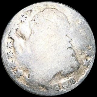 1808 Capped Bust Half Dollar Nicely Circulated High End Philadelphia Silver Nr