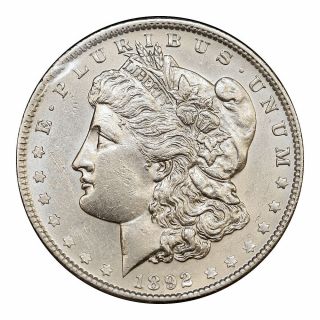 1892 P Morgan Silver Dollar - Choice Bu / Ms / Unc