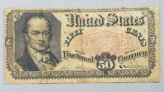 United States Fractional Currency Note 1875 50 Cents
