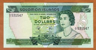 Solomon Islands,  $2,  Nd (1977),  P - 5,  Qeii Unc
