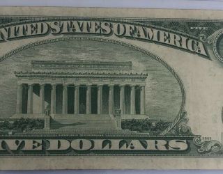 1950 E $5 Dollar Star Note - Mis - Cut - Error 7