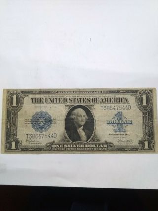 1923 One Dollar Bill Silver Certificate