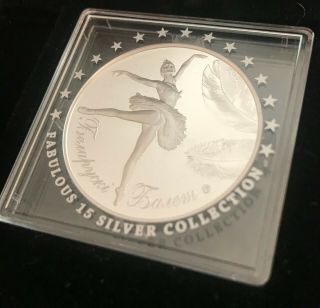 Belarus 2013 Silver Ballet Fabulous 15 F15 Privy Mark Coin