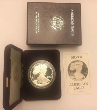 1986 - S American Silver Eagle 1 Oz Proof Coin Us & - Ships