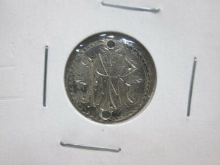 Double Sided Dime Silver Love Token From Jewelry - R.  N.  J.  / W.  E.
