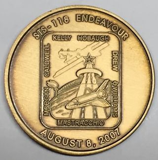 N118 Nasa Space Shuttle Coin / Medal,  Endeavour,  Sts - 118