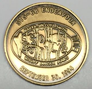 N068 Nasa Space Shuttle Coin / Medal,  Endeavour,  Sts - 68