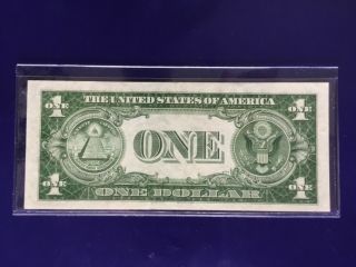 1935 D $1 Silver Certificate WIDE UNC CU (T - E) BLOCK 2