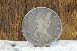 1819 Zs Ag Zacatecas Mexico War Of Independence 8 Reales