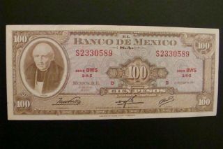 Mexico 100 Pesos 1973 Crisp Au/unc