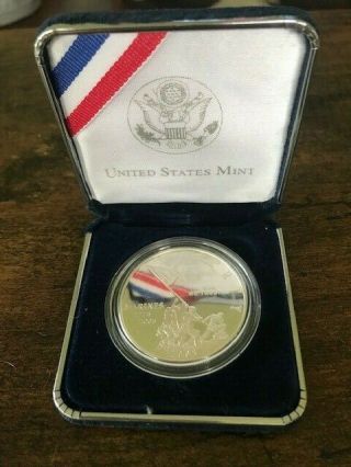 2005 Marine Corps 230th Anniversary Silver Proof Dollar Coin