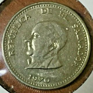 El Salvador Coin Scarce 50 Cents Called " Toston " Price X 1 Piece - Random Year