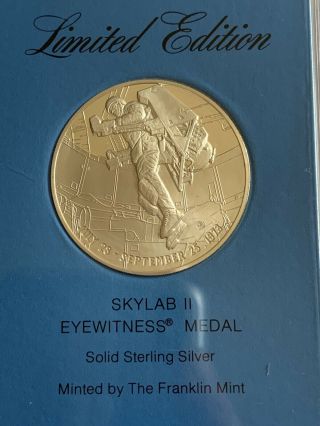 Franklin Skylab Iii,  3 - Piece Sterling Silver Round Set.  Silver Bullion
