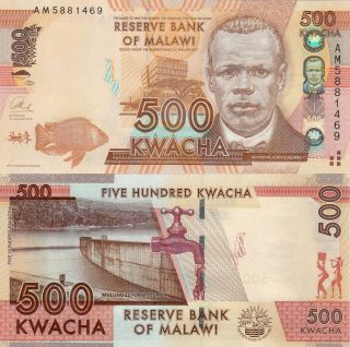 Malawi 500 Kwacha (1.  1.  2013) - P61b Unc
